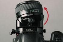 认识移轴镜头 倾角的主要效果