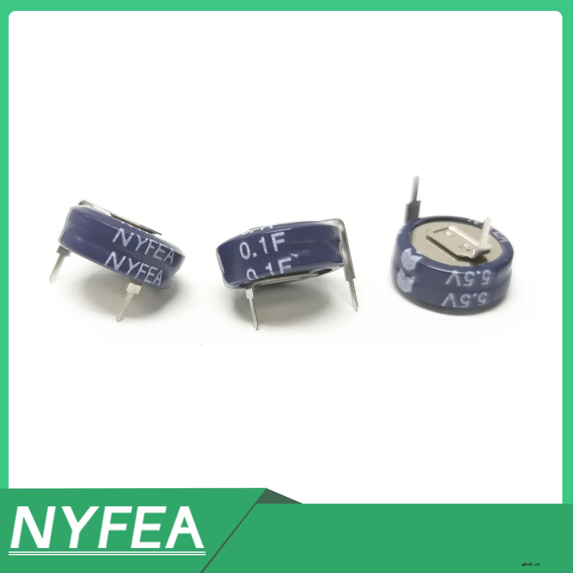 元器件应用中的法拉电容NYFEA推出2.7v，超小型纽扣式法拉电容