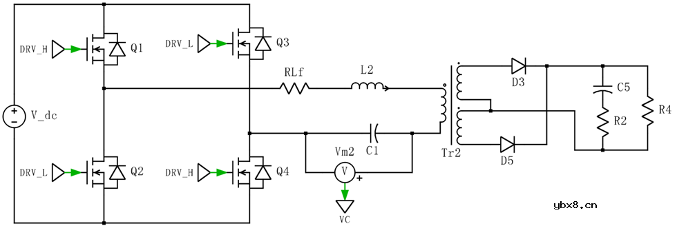 谐振变换器LLC以反馈量直接控制开关频率的方法