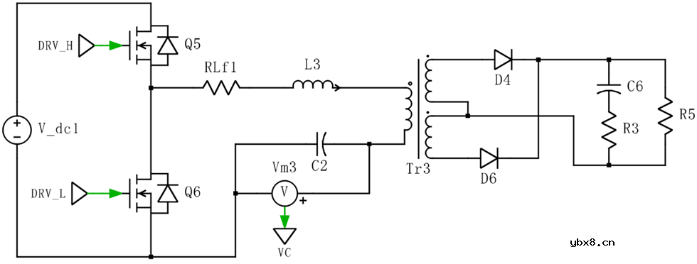 谐振变换器LLC以反馈量直接控制开关频率的方法