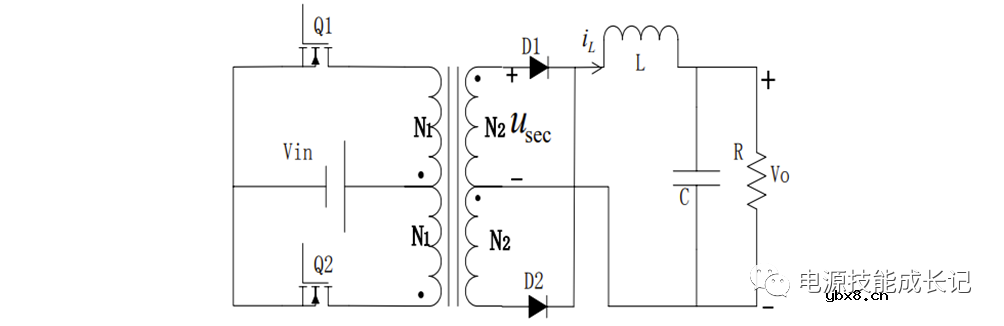 推挽变换器与推挽谐振变换器的原理及其建模