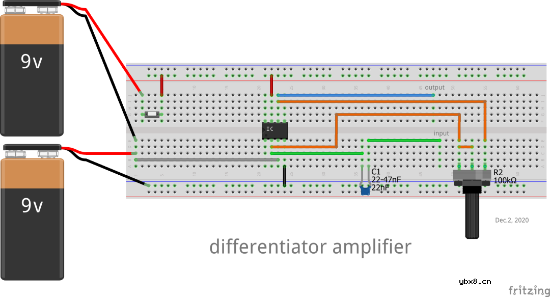 基于运算放大器的微分器电路原理