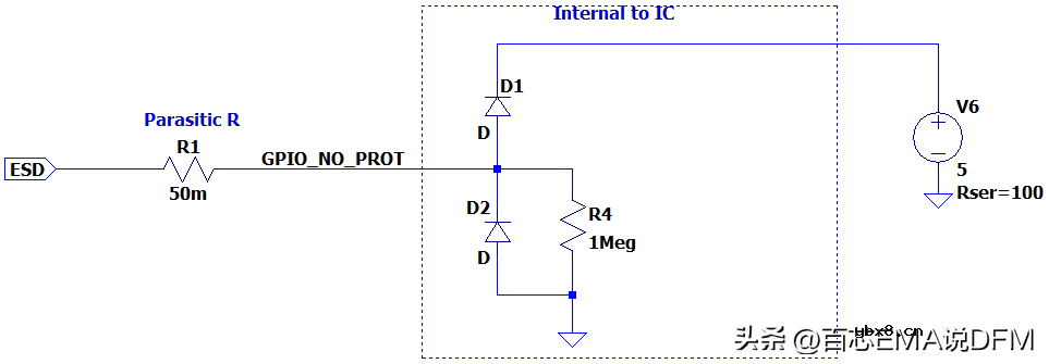 5种ESD保护电路设计（电路图+仿真模拟）