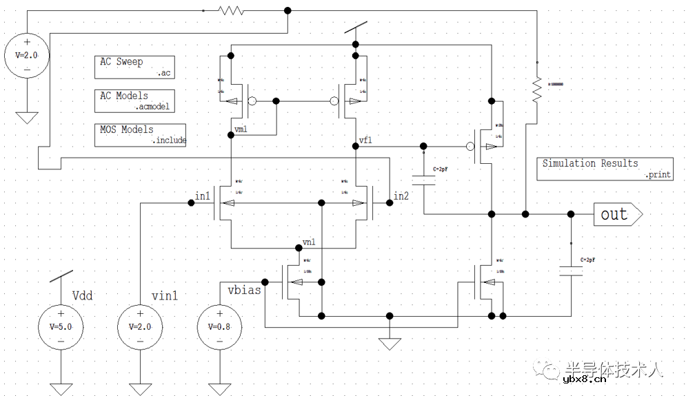怎么去设计一种运算放大器仿真电路？