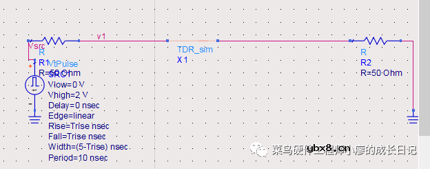 TDR信号反射仿真的实验步骤