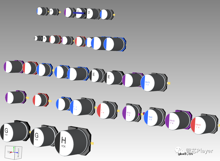 贴片电解电容封装