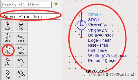 TDR信号反射仿真的实验步骤