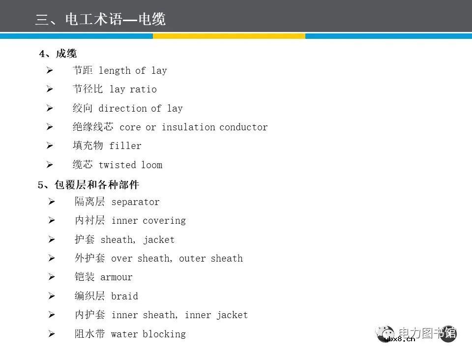 电线电缆的结构、分类、工艺流程
