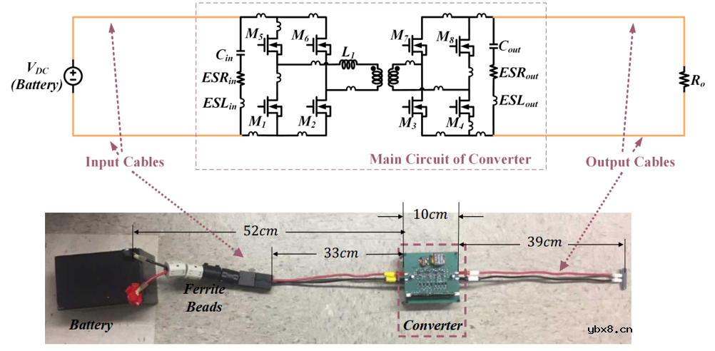 使用过滤器电容器和诱导器来抑制受辐射的EMI