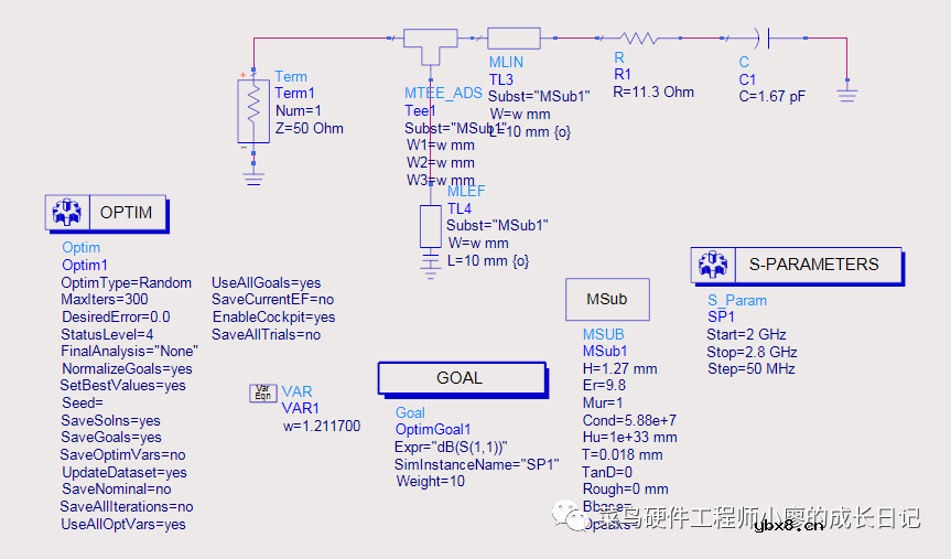 微带天线的设计实例和实现步骤