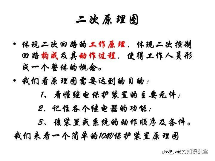 电气二次回路图及原理