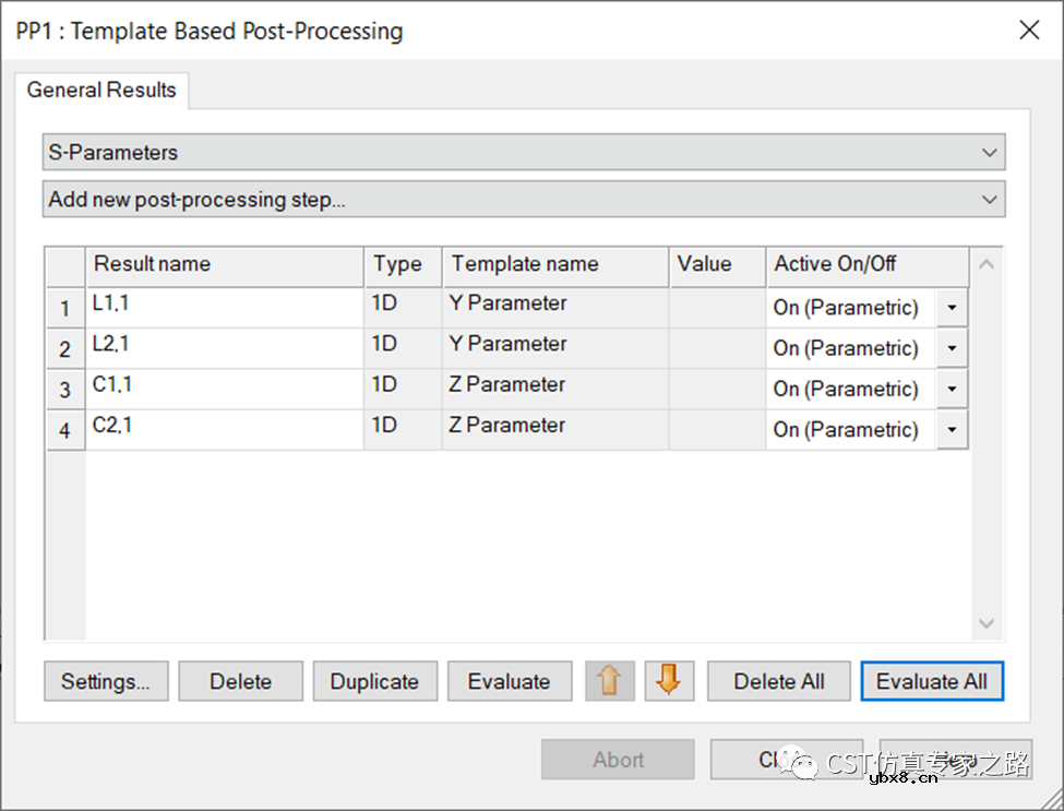 如何从SYZ参数提取电容C和电感L—双端口