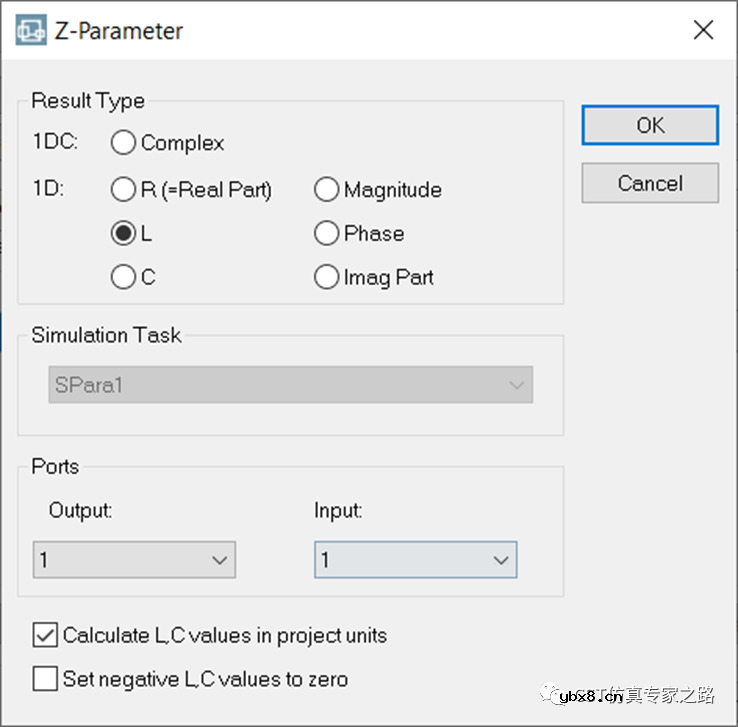 如何从SYZ参数提取电容C和电感L—双端口
