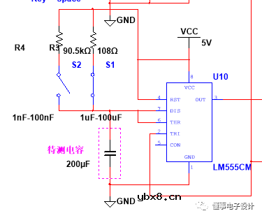 Multisim仿真—电容测量电路