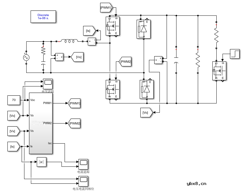 全桥PFC AC/DC变换器实验原理