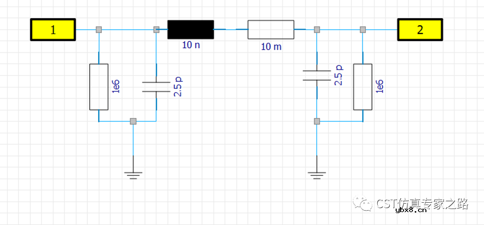 如何从SYZ参数提取电容C和电感L—双端口