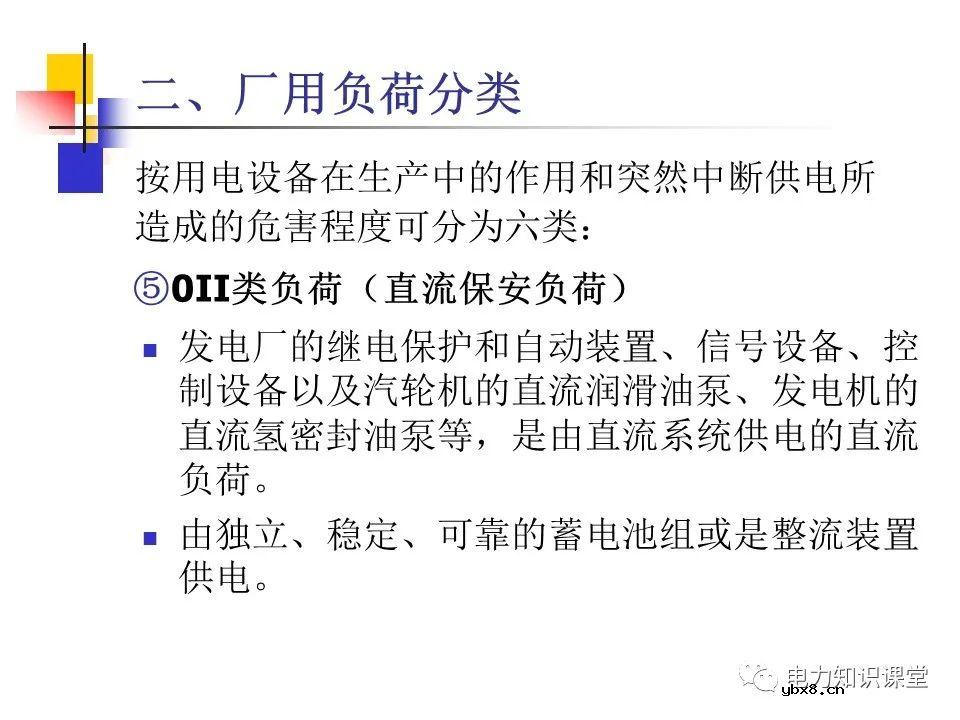 不同类型发电厂厂用电接线基础知识