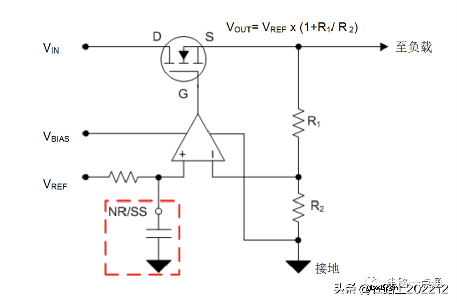 一种具有NR/SS引脚的NMOS LDO