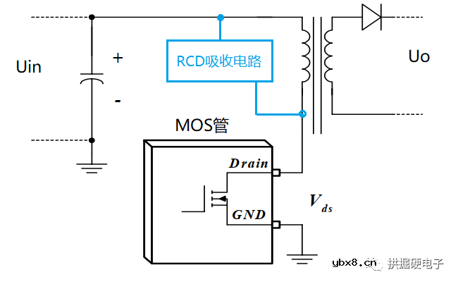 反激开关电源：RCD吸收电路