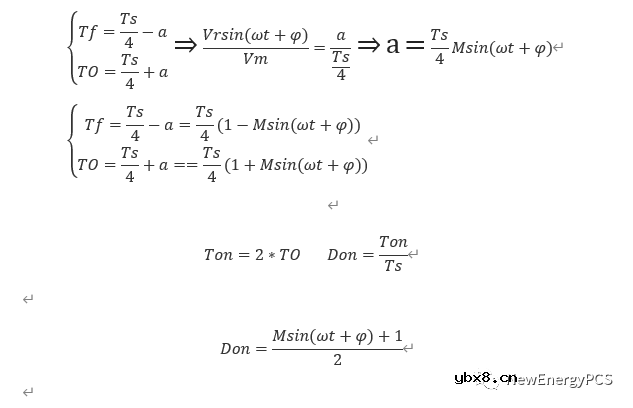 半桥逆变双极性SPWM分析与Mathcad建模