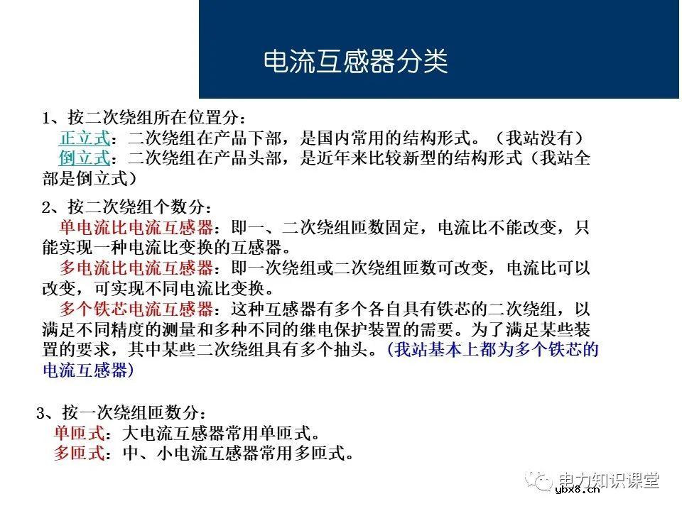 电流互感器基础知识讲解