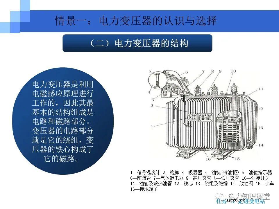 变电站知识要点：电力变压器的作用和分类