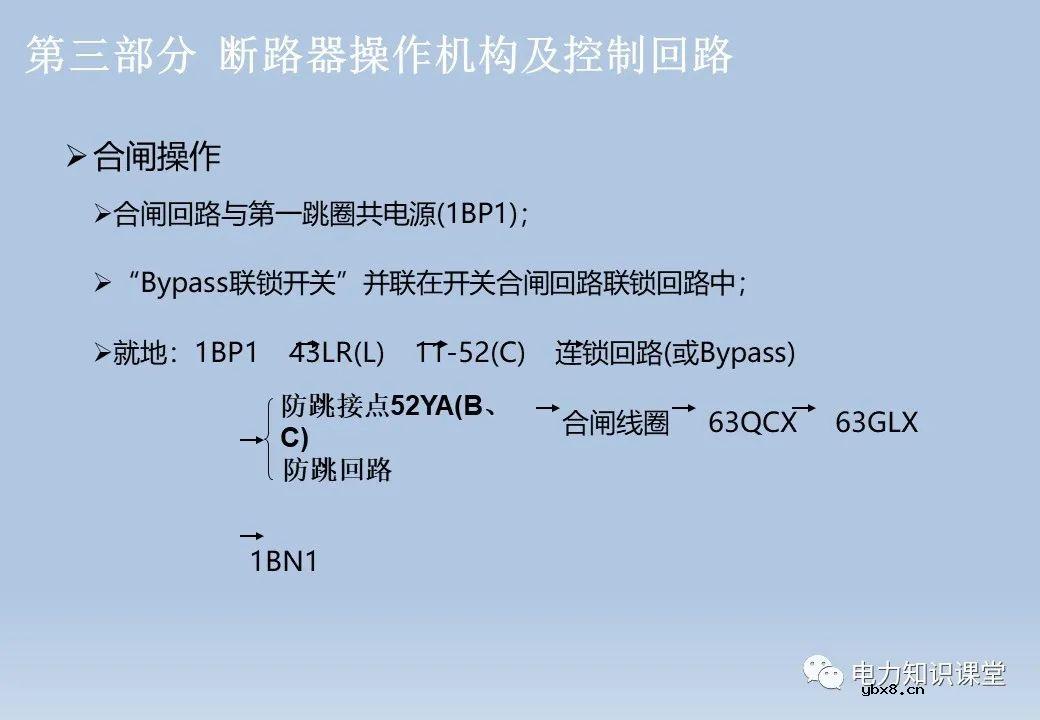 电气设备二次回路：隔离开关/断路器/变压器及控制回路