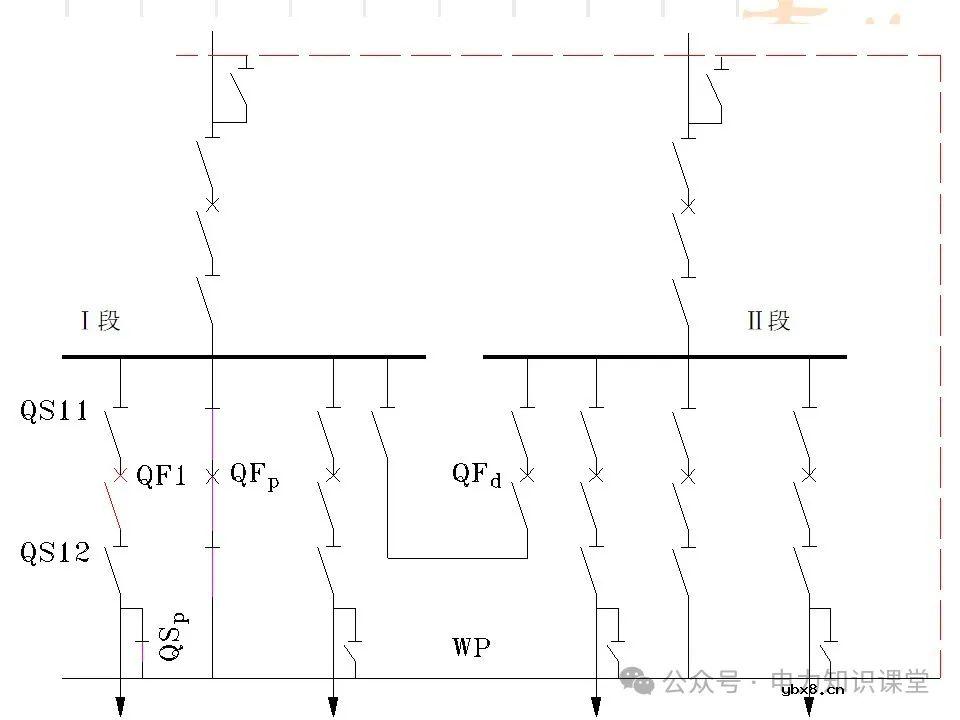 变电一次接线图：变电站主接线和站用电接线运行