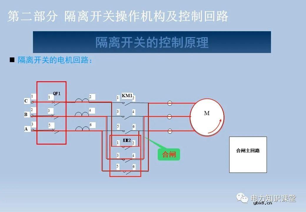 电气设备二次回路：隔离开关/断路器/变压器及控制回路