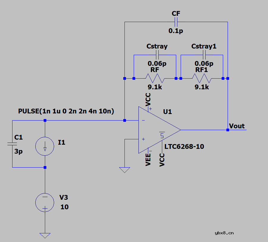 高速TIA如何减小杂散电容Cstrayne ?