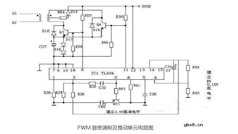 atx电源电路图讲解（五款atx电源电路图）
