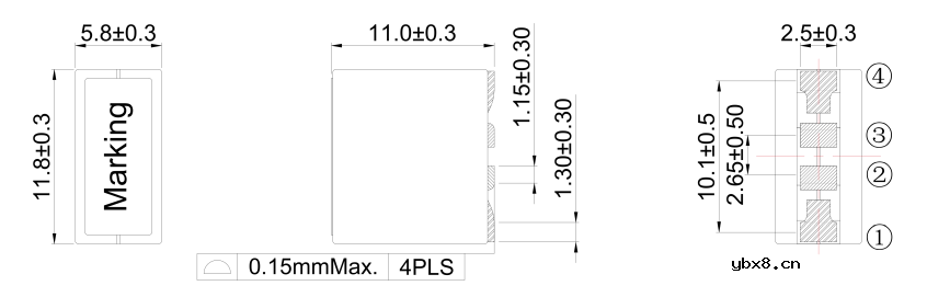 为服务器电源而设计的TLVR耦合电感CSFED系列