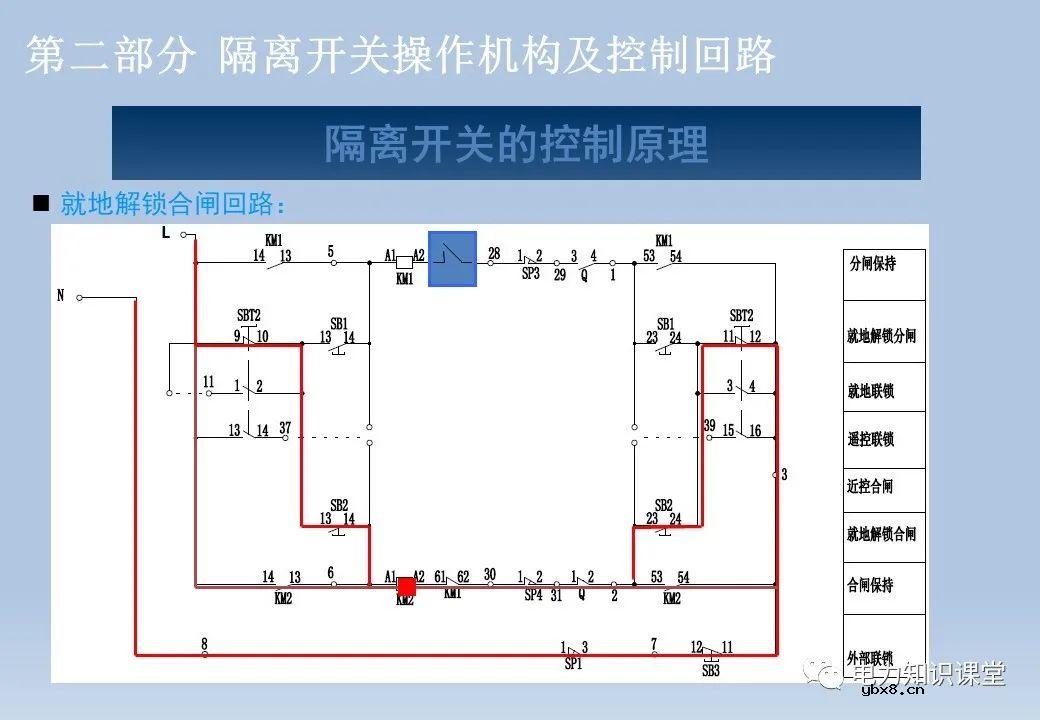 电气设备二次回路：隔离开关/断路器/变压器及控制回路