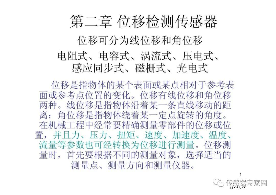 位移传感器各知识点必选必读  西安电子科技大学带你飞