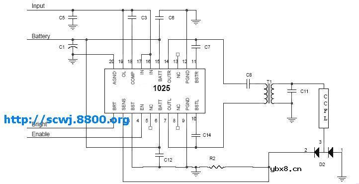 LCD液晶屏高压驱动供电电路图 (很多张)