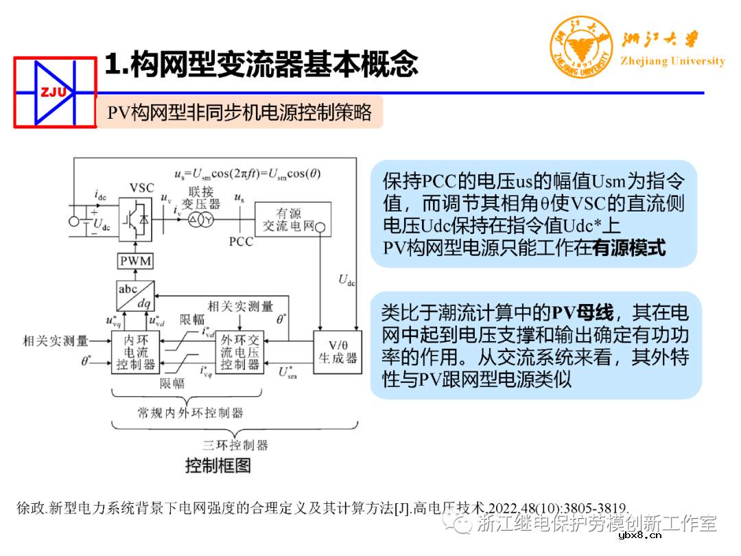构网型变流器电力电子装备控制典型应用