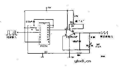 精密的锯齿波发生器电路图