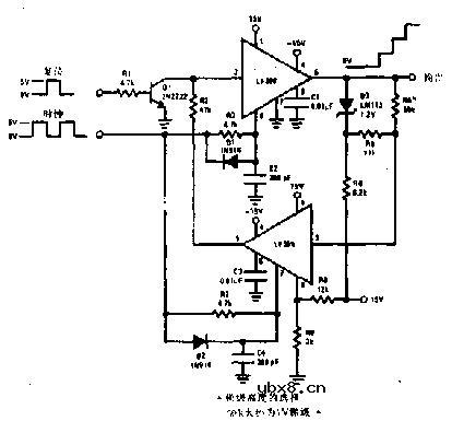 阶梯波发生器电路图