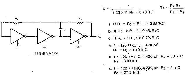 RC振荡器电路图