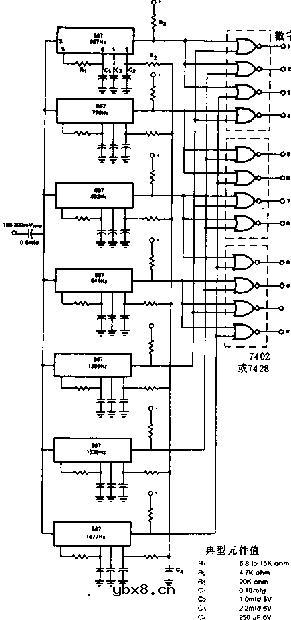 音调拨号盘解码器电路图
