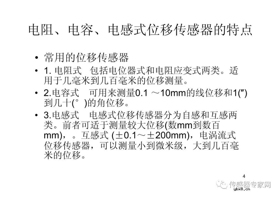 位移传感器各知识点必选必读  西安电子科技大学带你飞