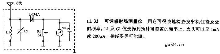 可调辐射场测量仪电路图