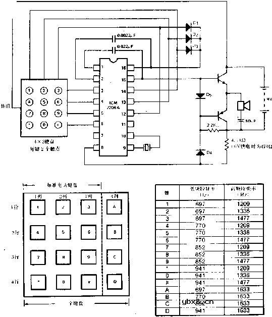 便携式律音发生器电路图