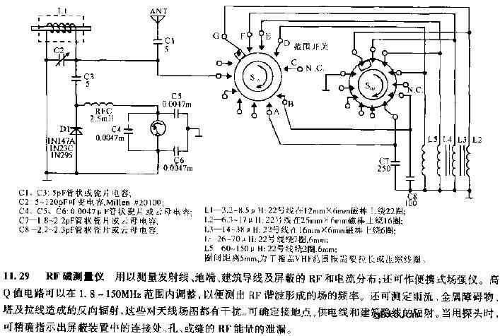 RF磁测量仪电路图