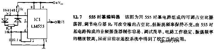 555时基编码器电路图