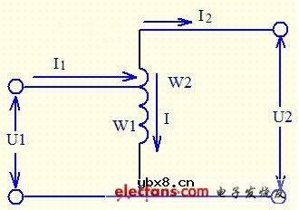 自耦变压器原理图