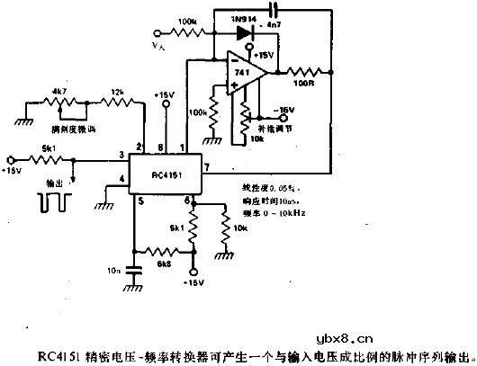 精密压控振荡器电路图