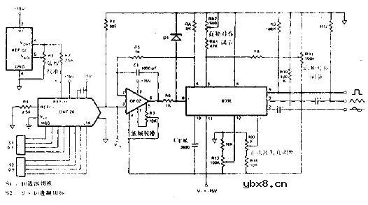程序控制函数发生器电路图