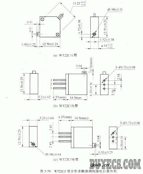 多圈微调线绕电位器