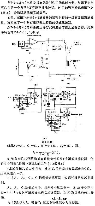 具有锐截止特性的有源低通滤波器